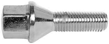 Болт колеса на литьё с юбкой на 19 ХРОМ