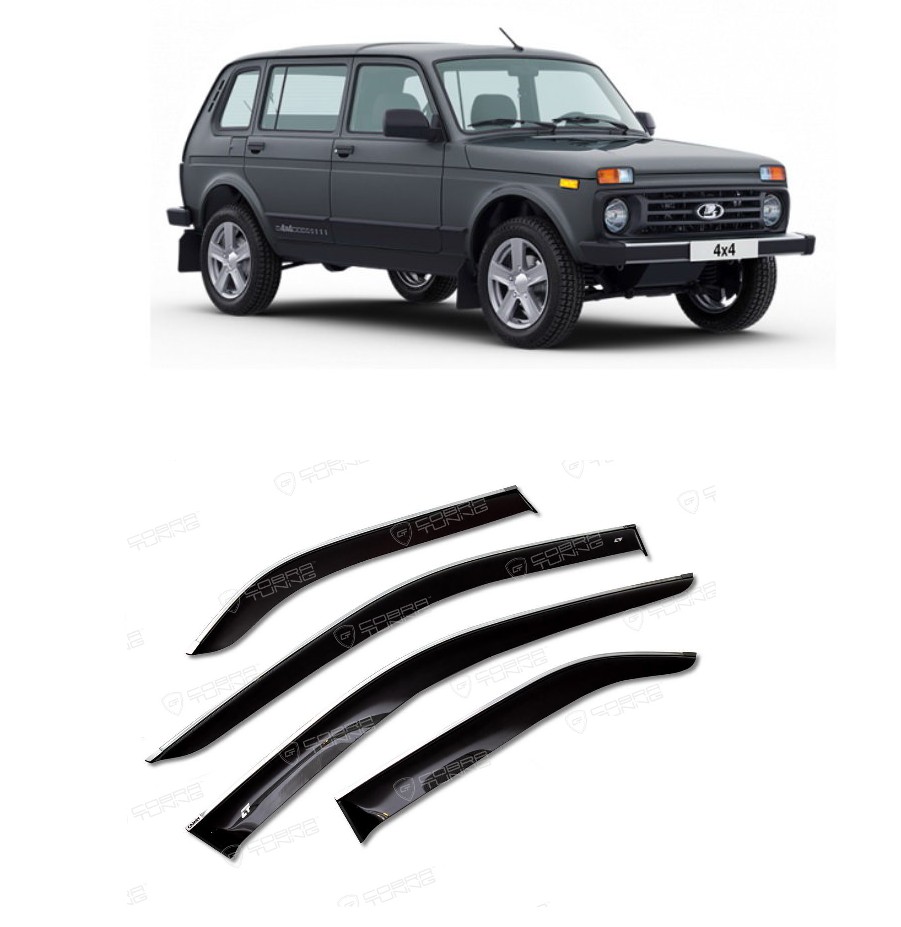 Ветровики (дефлекторы двери) 2131 новое зеркало