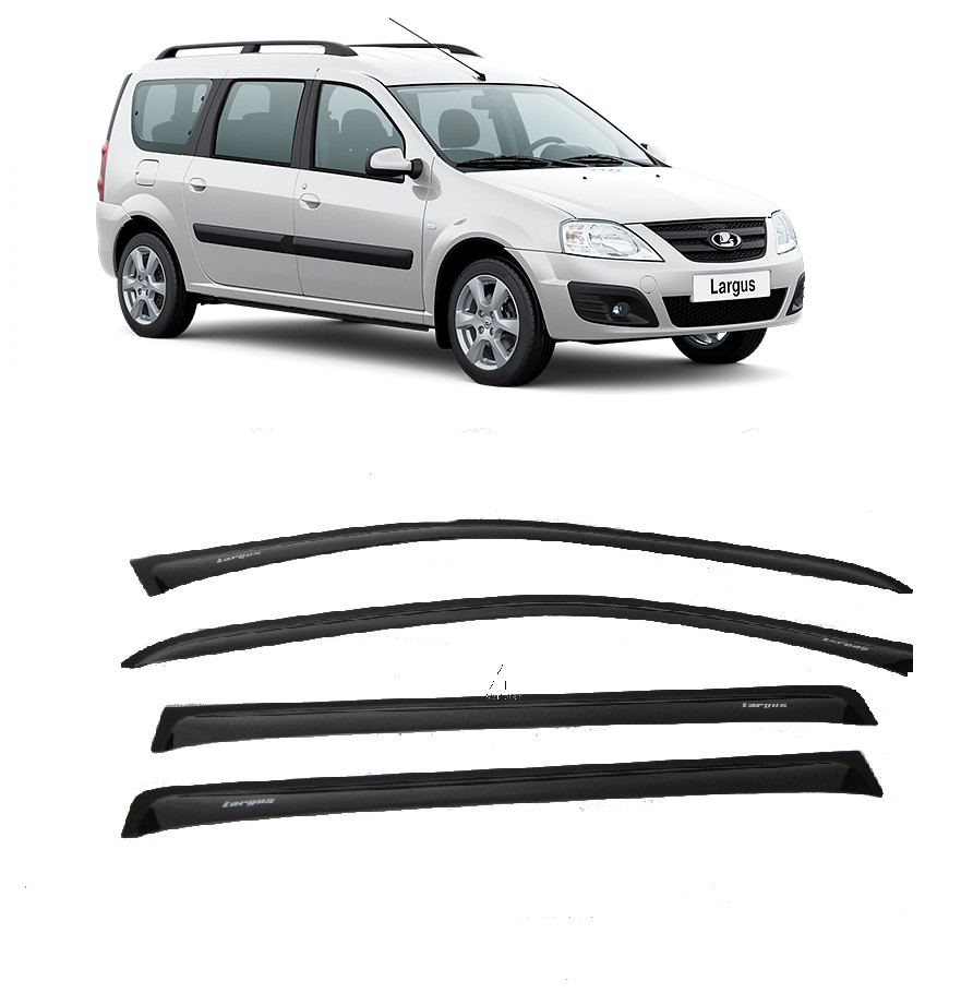 Ветровики (дефлекторы двери) Ларгус