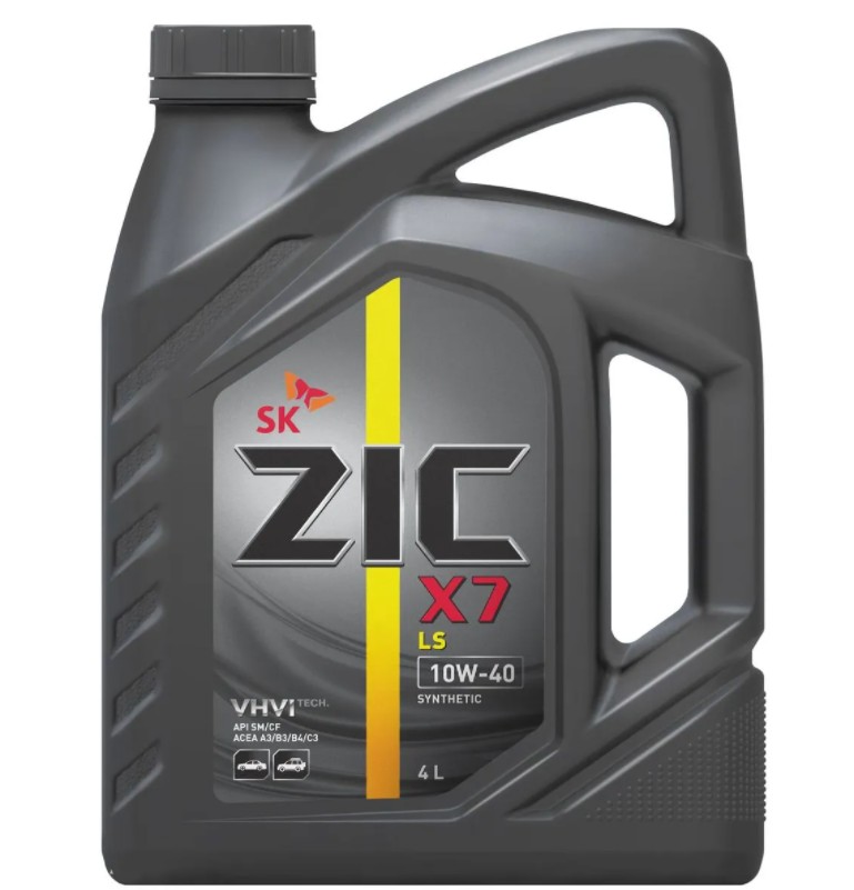 Масло ZIC X7 10W-40 SN/CF C3 4л