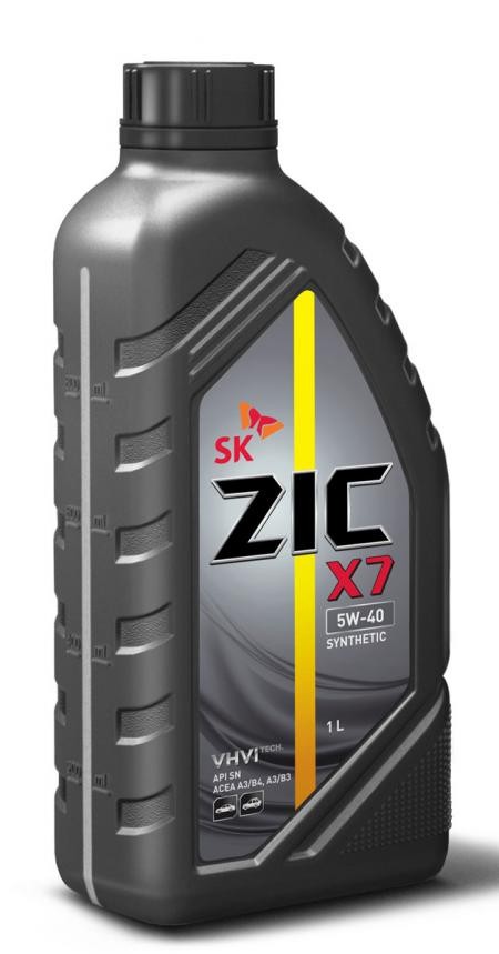 Масло ZIC X7 5w40 SN/CF | A3/B3, A3/B4 1л
