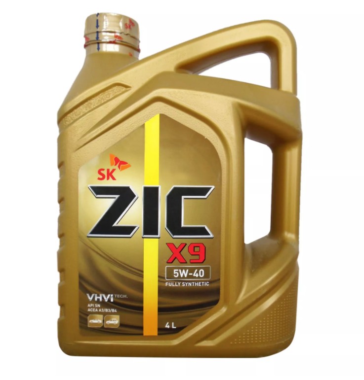 Масло ZIC X9 5W40 SN | A3/B3, A3/B4 4л.