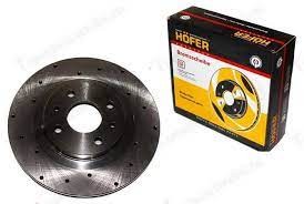 Диск тормозной на d14 (2110-12) с перфор.HOFER