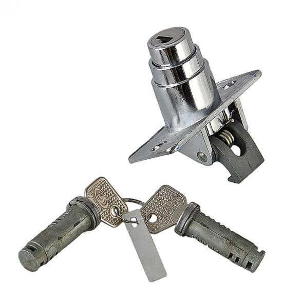 Замок задний 2102,2121 в сборе с личинками и ключами ДААЗ