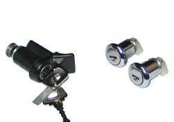 Замок задний 2110 в сборе с личинками и ключами ДААЗ