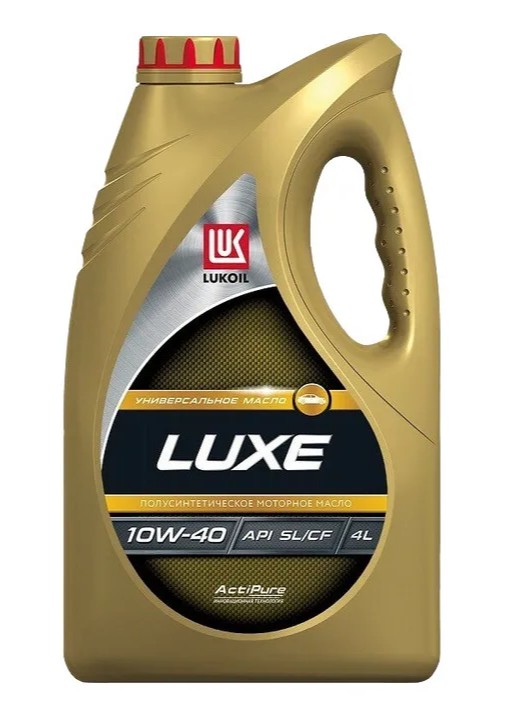 Масло Лукойл  10W40 люкс полусинтетика 4л