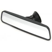 Зеркало салона на присоске 285мм прямое