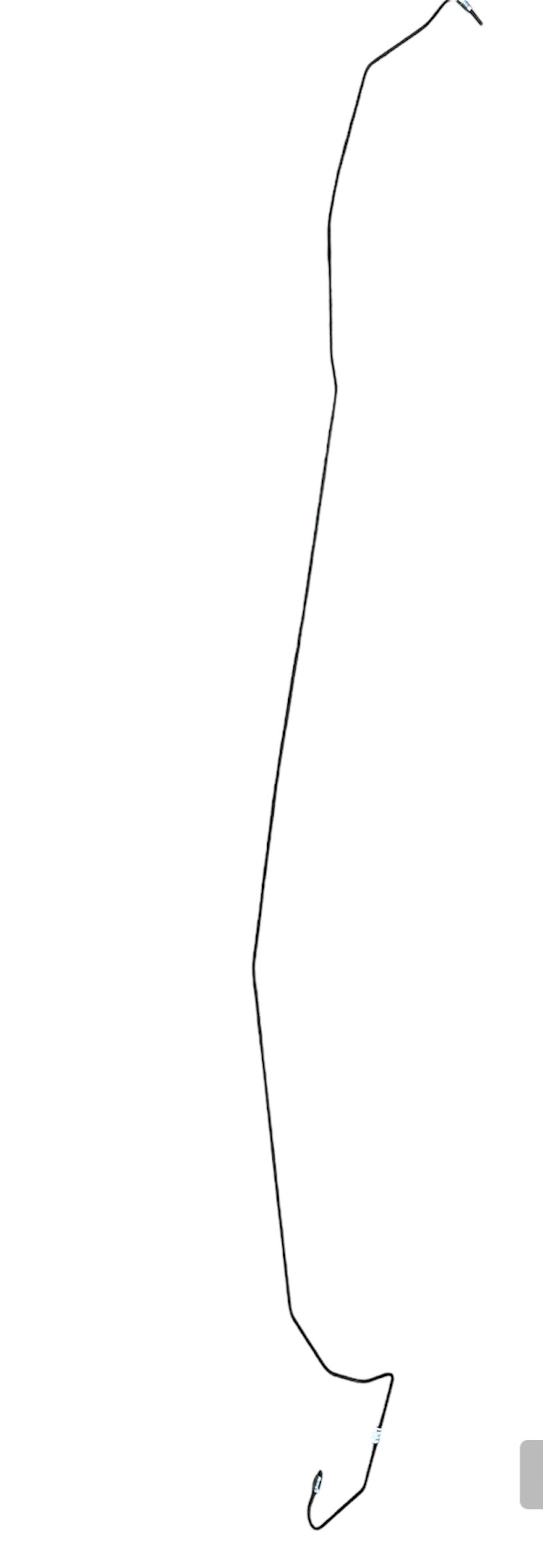 Трубка тормозная 2190 магистрал.левая (тройник перед.-колдун) без АБС 8450001287