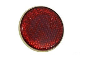 Катафот круглый с болтом красный