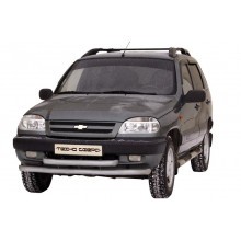 Кенгурятник Шеви снег (труба двойная)