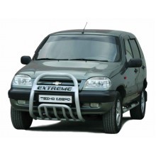 Кенгурятник 2123 надпись снег