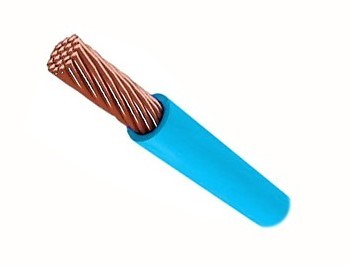 Провод  ПГВА 1.0 квадрат медь голубой (г.Тверь)