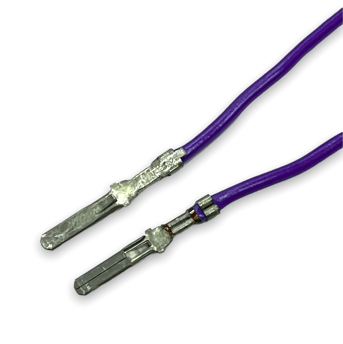 Клемма папа узкая 2,8   провод