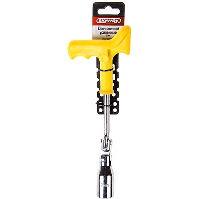 Ключ свечной 21мм кардан 260мм SKYWAY