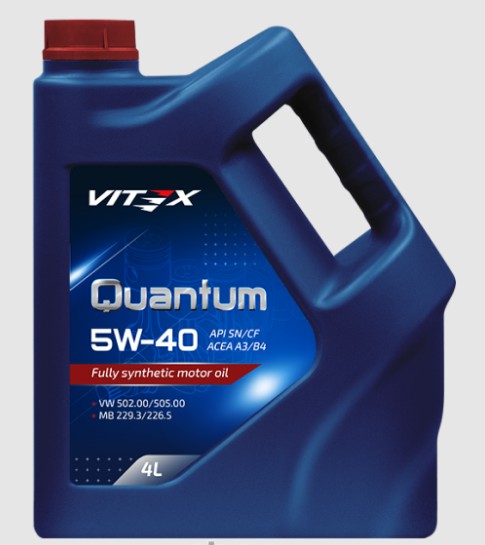 Масло VITEX Quantum 5W40 SN/CF A3/B4 синт. 4л
