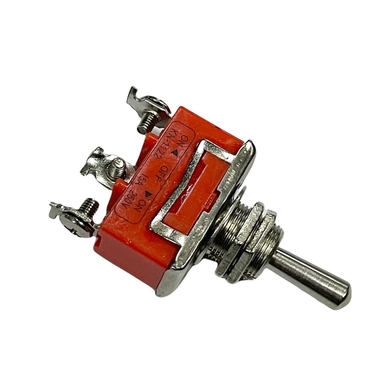 Кнопка универс. №14 тумблер флажок 3 полож. металл