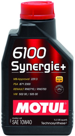 Масло Motul 6100 Synergie plus 10W40 п/с 1л