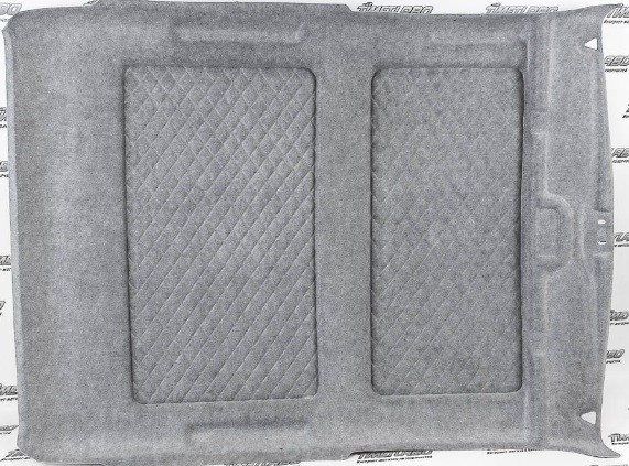 Обшивка потолка 21214 жесткий серый  ромб с тиснением