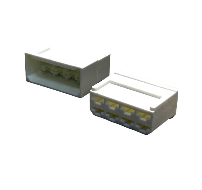 Колодка пустая 8 контактов (пара) под клеммы 6,3мм