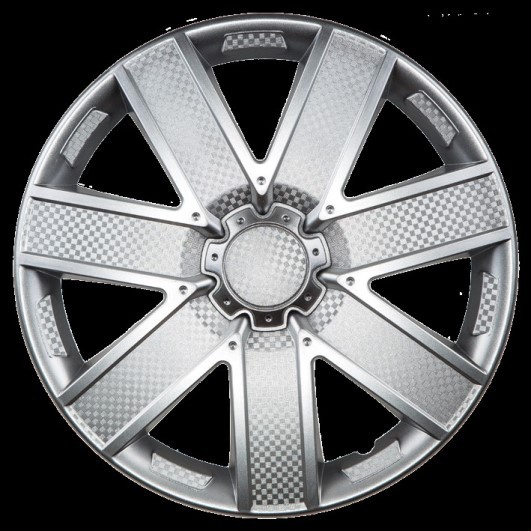 Колпаки 14 Галакси серебристый