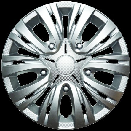 Колпаки 14 Лион серебристый