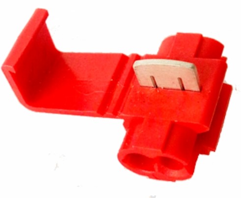 Коннектор для проводов  красный (провод 0,5-1,5)