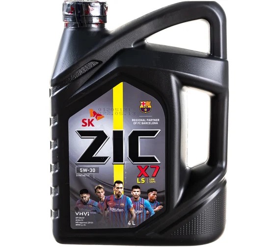 Масло ЗИК X7 5W30 LS (SN/CF) синт. 4л п/с