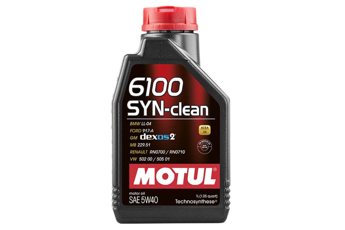 Масло Motul  Авто 6100 Syn-Clean 5W40 1л