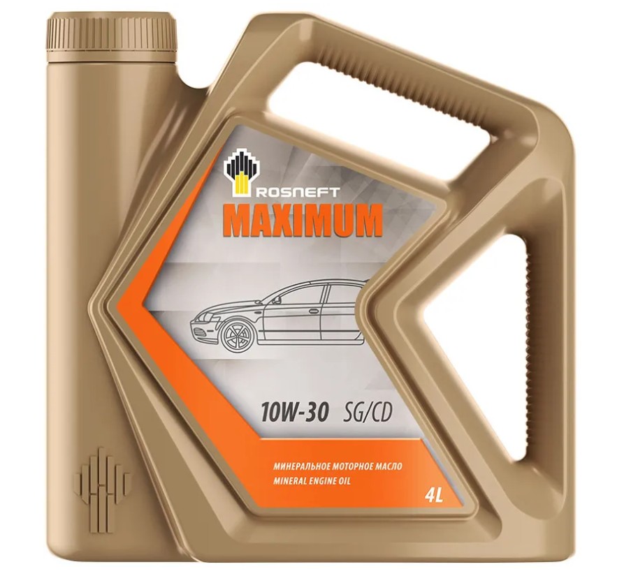 Масло Роснефть Maximum 10w30 4л минер.