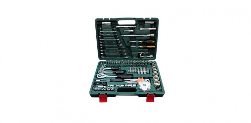 Набор инструментов 121 предмет SRUNV зеленый