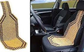 Накидка-массажер дерев.шарики127х39