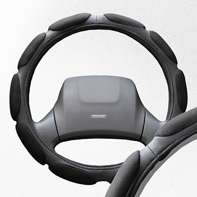 Оплетка на руль L SKYWAY 1042 (10подуш)