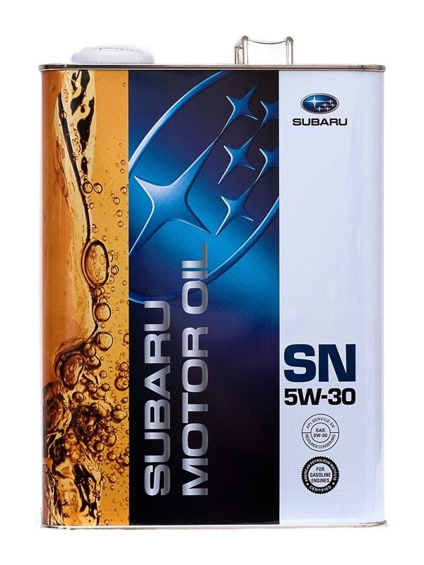Масло SUBARU MOTOR OIL SN 5W30 4л