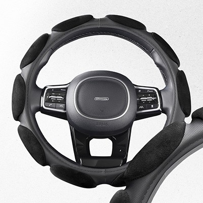 Оплетка на руль М SKYWAY 1039 (10 подуш.) черная