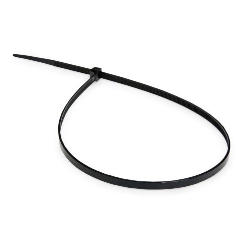 Хомуты пластик.ленточ. 4,8х400 черные (25шт)
