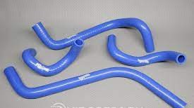 Патрубки печки 21082 силикон синие CS-20