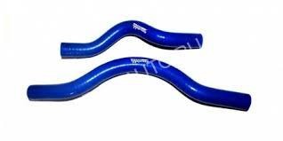 Патрубки печки 2110 нов.обр. силикон синие