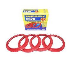 Шумоизолятор стойки 2108 перед.SS20 (4шт к-т)