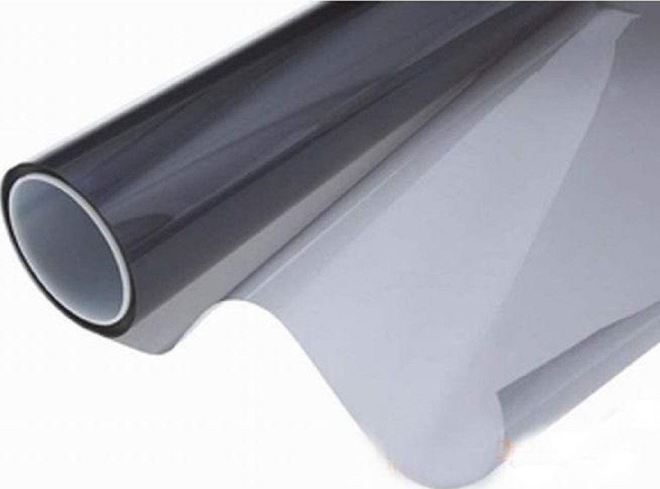 Пленка тонировочная лобового стекла Китай черная с переходом 20х150см