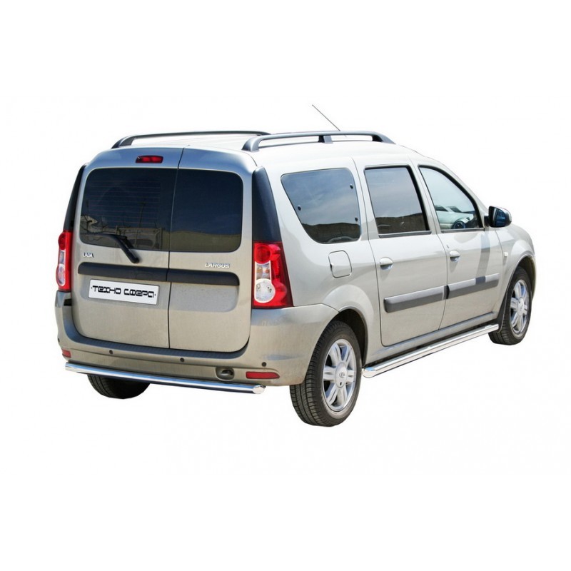 Подножки Ларгус труба d63.5 снег