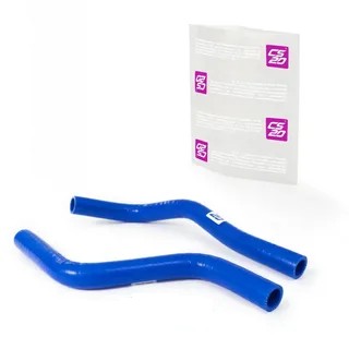 Патрубки печки Ларгус силикон синий (двигатель ВАЗ) CS-20