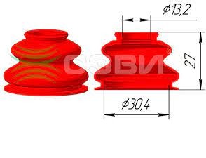 Пыльник шаровой 2170 СЭВИ