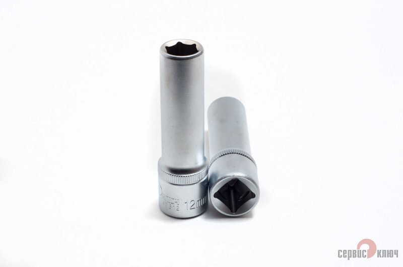 Головка  глубокая (6 граней) 12мм Сервис Ключ