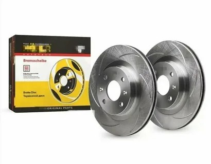 Диск тормозной на d14 (2110-12) с канавками HOFER