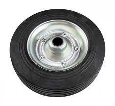 Упор прицепа (нога) колесо из литой резины