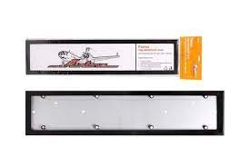 Рамка номера (широк.) черная Airline