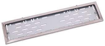 Рамка номера (широк.) нерж.Dollex