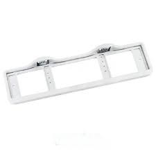 Рамка под номер с подсвет.верх.белая