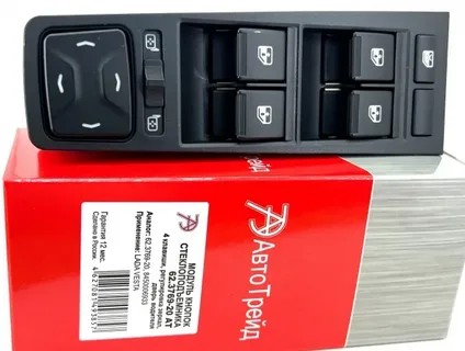 Блок управления стеклопод.2180 4 кнопки АвтоТрейд