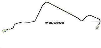 Трубка тормозная 2190 правая от блока ABS к магистральной трубке